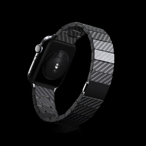 Carbon Fiber Strap For Apple Watch Band 44mm 40mm 45mm 41mm 49mm 42mm Lightweight Link Bracelet iWatch Series 3 5 6 SE 7 8 ultra