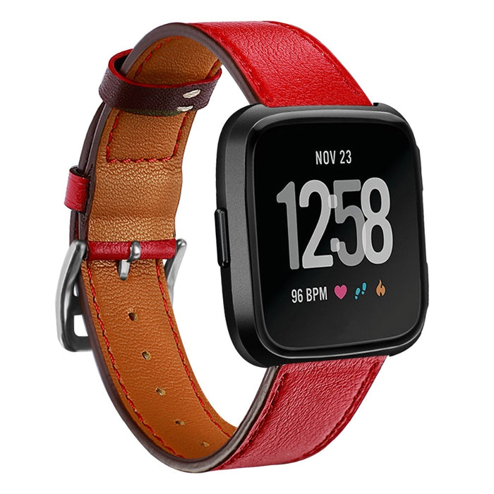 Genuine Leather band for Fitbit Versa