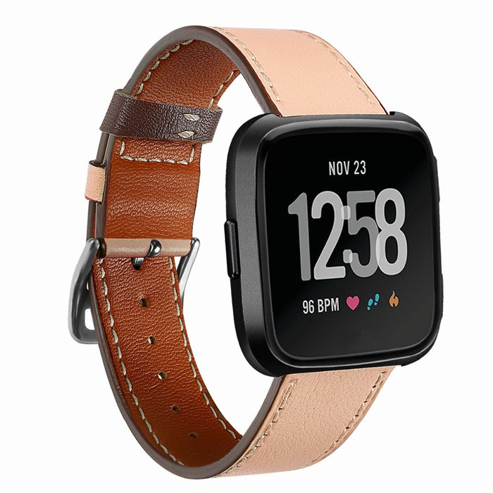 Genuine Leather band for Fitbit Versa