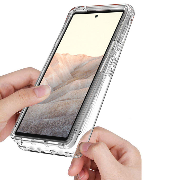 Ultra Thin Clear Soft TPU Transparent Back Cover For Google Pixel 6