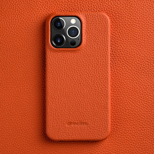 Premium Genuine Leather Back Cover For iPhone 14