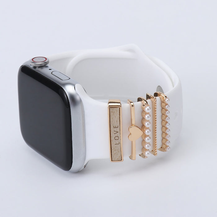 Metal Charms Smart Watch Strap Accessories