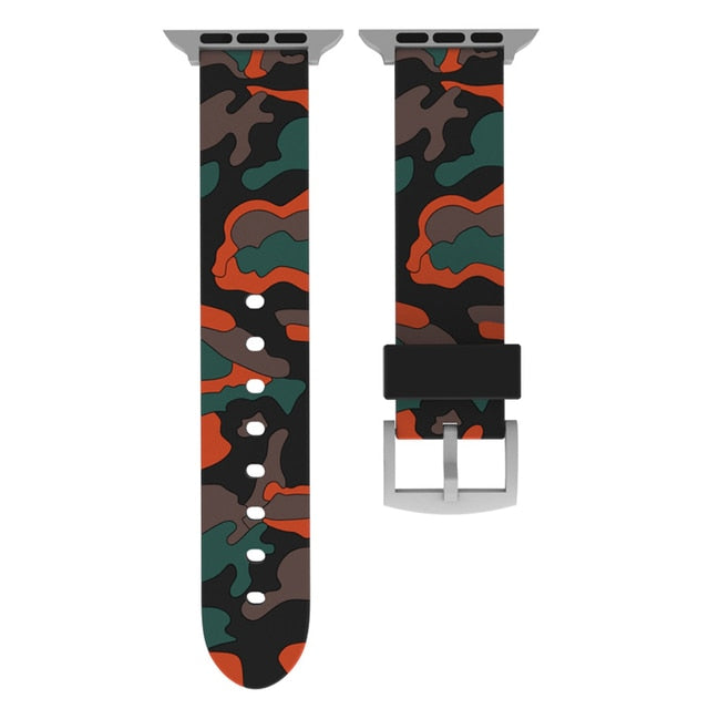 Camouflage Strap For Apple Watch