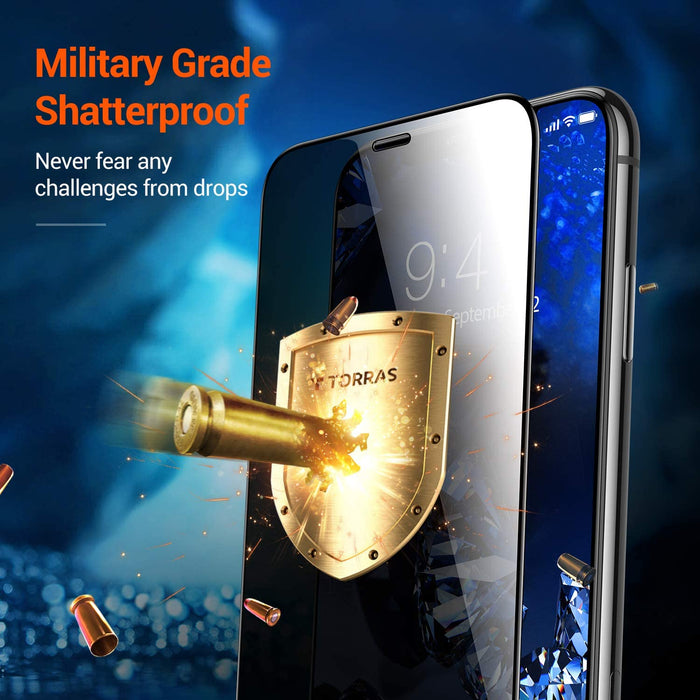 [Privacy Protection]Military Grade Shatterproof Anti-Scratch Tempered Glass For iPhone