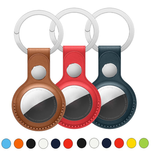 Leather Key Ring for Apple Airtag