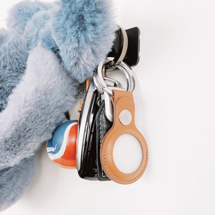 Leather Key Ring for Apple Airtag