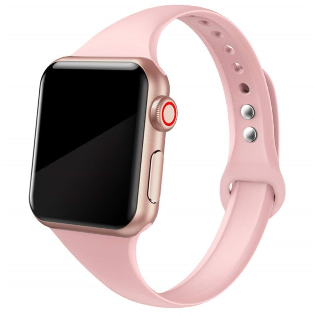 Slim Silicone Band for Apple Watch