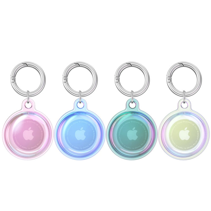 Soft Plastic Shell Keychain For Apple Airtag
