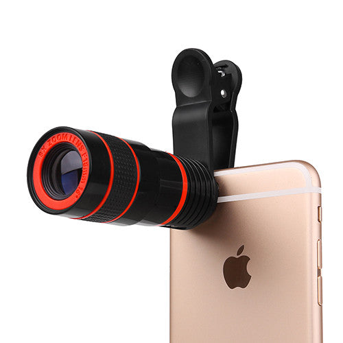 8X Zoom Phone Telescope Phone Lens with Clip
