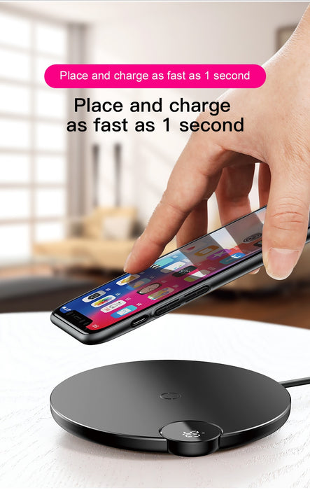 Baseus LED Qi Wireless Charger With Fast Charging