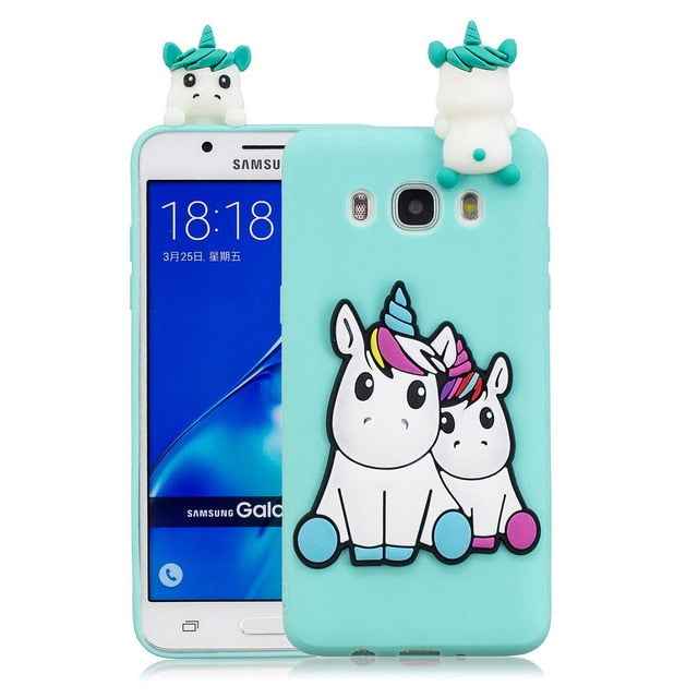 Cute Soft TPU Cases With Squishy Pet For Samsung J3 2016 J5 2016 J7 2016