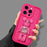 Cute 3D Bear Bracket TPU Phone Case – Shockproof Matte Silicone Cover for iPhone 15/14/13/12/11 Pro Max, XR, XS, and More!