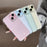 Luxury Candy-Color Frame Clear Back iPhone Case – Acrylic Shockproof Bumper Cover (iPhone 11–17 Pro Max & Plus)