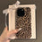 Korean Cute Leopard Print iPhone Case – Soft Shockproof Animal Pattern Cover for iPhone 16/15/14/13/12 Pro Max, 11, and More