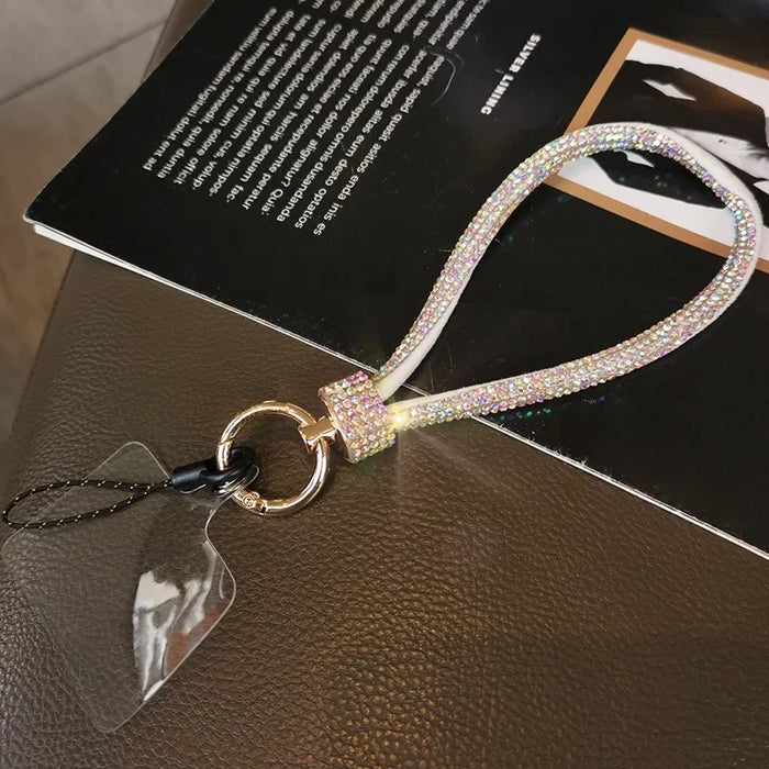 Crystal Wrist Phone Lanyard
