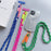 Cute Acrylic Crossbody Phone Lanyard – Universal Outdoor Neck & Shoulder Cord with Anti-Lost Wrist Strap and Secure Clip