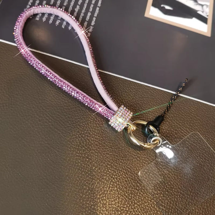 Crystal Wrist Phone Lanyard
