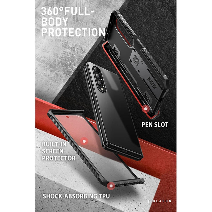 I-BLASON Galaxy Z Fold 4 Case - Armor Box Full Body Rugged Protection with Screen Protector