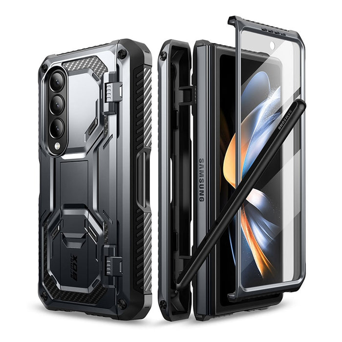 I-BLASON Galaxy Z Fold 4 Case - Armor Box Full Body Rugged Protection with Screen Protector