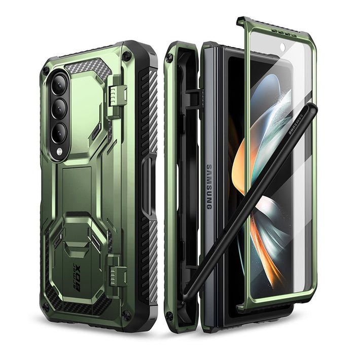 I-BLASON Galaxy Z Fold 4 Case - Armor Box Full Body Rugged Protection with Screen Protector