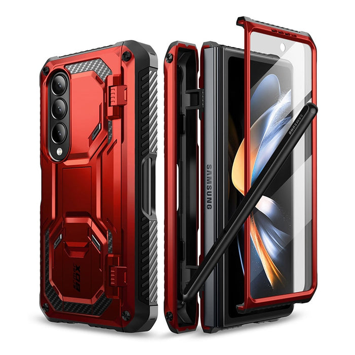 I-BLASON Galaxy Z Fold 4 Case - Armor Box Full Body Rugged Protection with Screen Protector