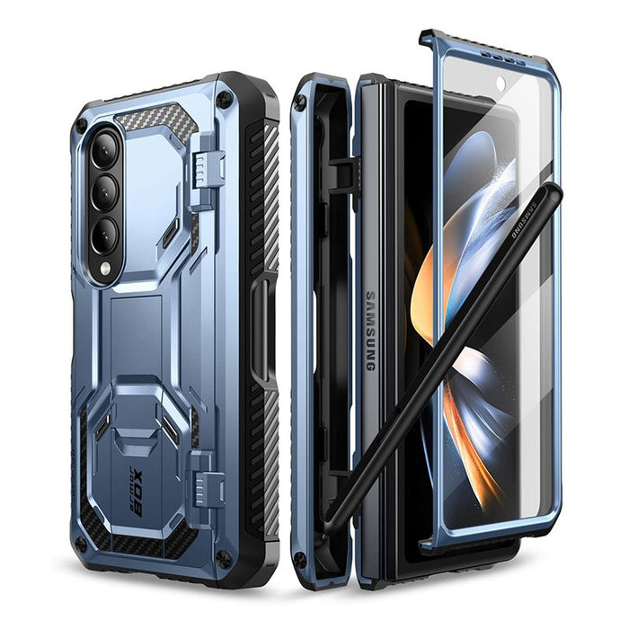 I-BLASON Galaxy Z Fold 4 Case - Armor Box Full Body Rugged Protection with Screen Protector