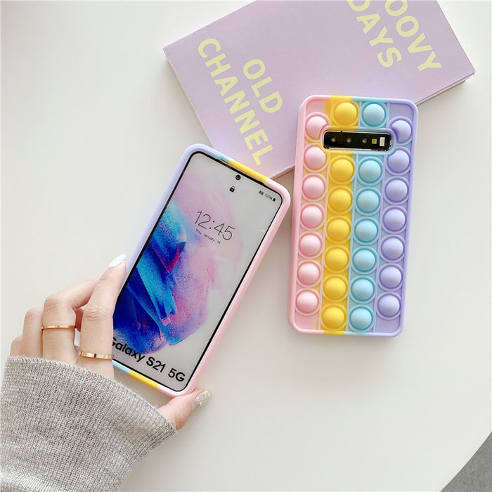 Rainbow Pop it Stress Relief For Samsung Galaxy