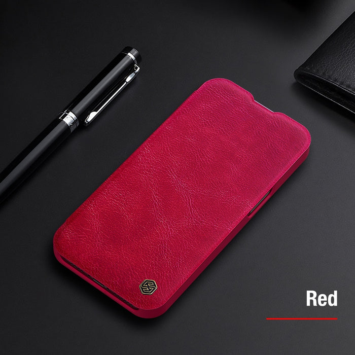 Leather Case With Slide Cover for iPhone