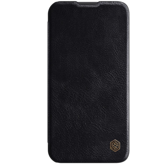 Leather Case With Slide Cover for iPhone