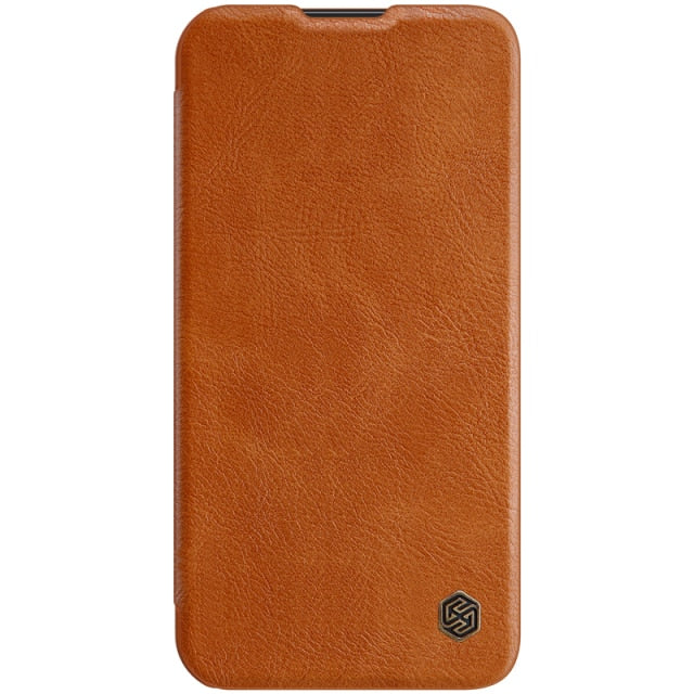 Leather Case With Slide Cover for iPhone