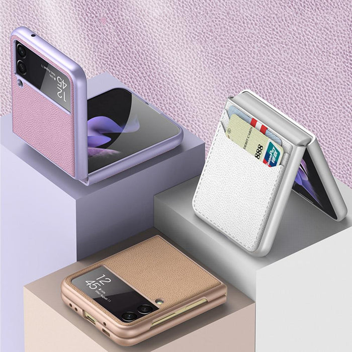 PU Leather Wallet Case For Samsung Galaxy Z Flip 3