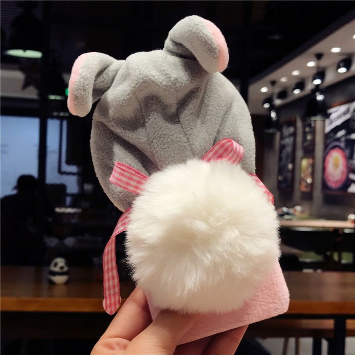 Lazy Rabbit Fluffy Case For iPhone