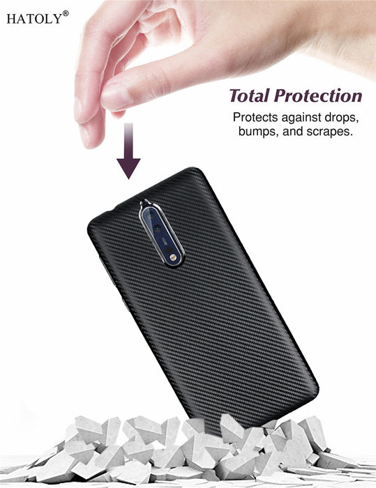 Armor Protective Phone Shell Bumper Phone Case for Nokia 8