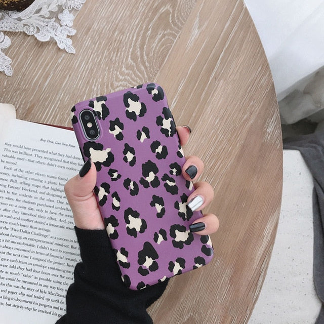 Leopard Print Phone Case For iPhone