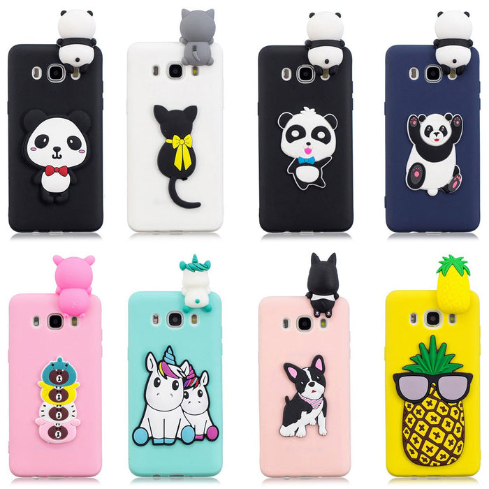 Cute Soft TPU Cases With Squishy Pet For Samsung J3 2016 J5 2016 J7 2016