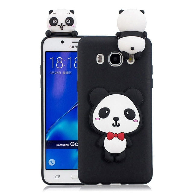 Cute Soft TPU Cases With Squishy Pet For Samsung J3 2016 J5 2016 J7 2016